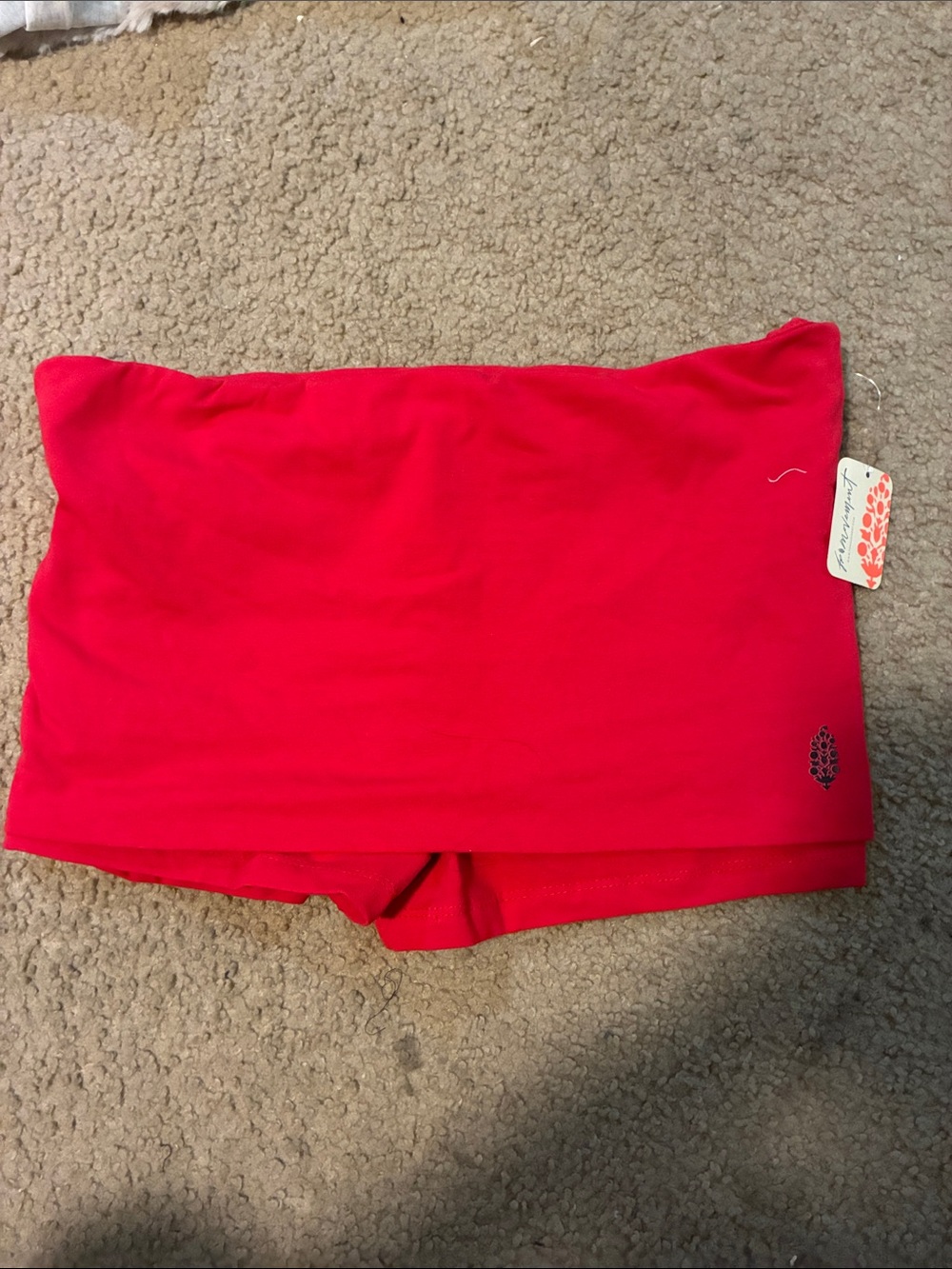 Free people movement Red skort